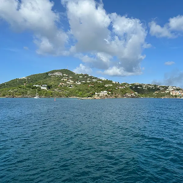 St. Thomas from the Tortola Ferry