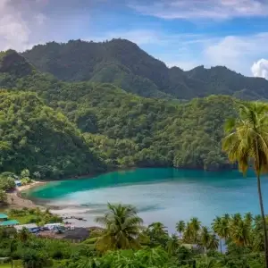 Sailboat Tours Beautiful Shot of St. Vincent Island in The Grenadines