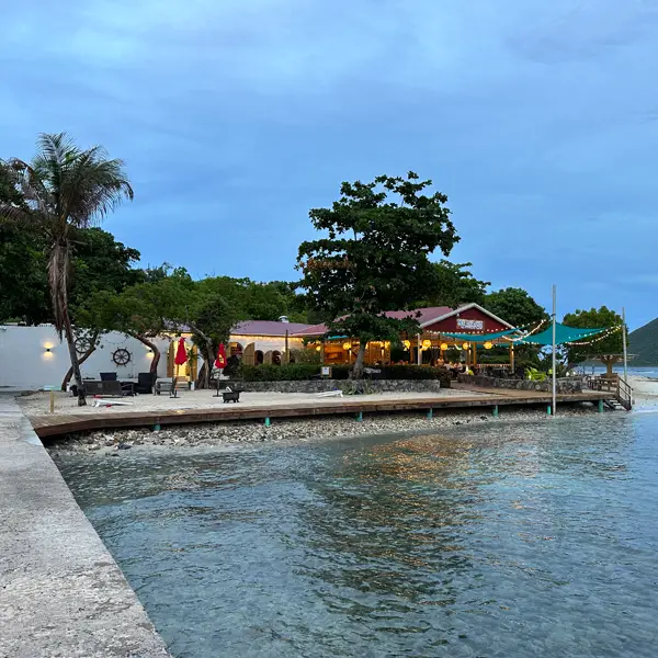 Marina Cay Restaurant - newly rebuilt